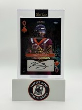 Kyron Drones 2024 Wild Card-Black Mirror Color Match -RC AUTO 1/1 -Virginia Tech