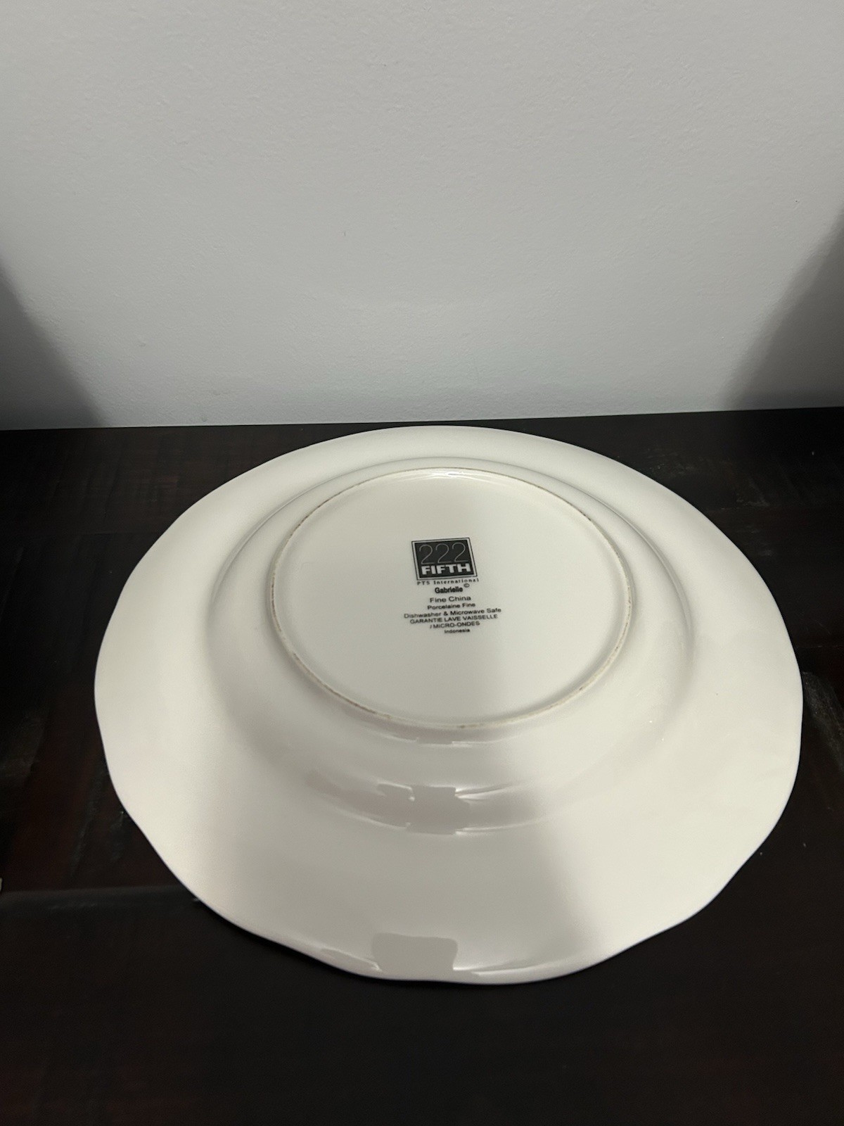Gabriel Round Dinner Plates Set Of 8pc 11 7/8
