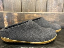 Glerups Slip Onv Wool Slipper With Honey Rubber Bottom - EU Size 40