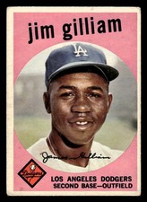 1959 Topps #306 Jim Gilliam VG/EX EX
