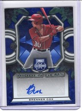 2023 EXTRA EDITION BRENNER COX RC AUTO #HGBCX *HIDDEN GEMS*