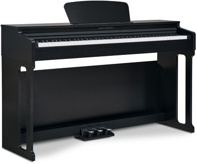 88 Tasten Digital E-Piano Klavier Keyboard 3 Pedale 20 Sounds USB Schwarz matt