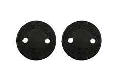 NOS Fast Trak Crank Arm Caps – 2 Hole Threaded Dust Covers Square Taper Crankset