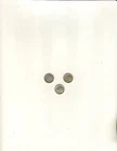 Set of 3 Roosevelt Dimes -1956,1962,1964 Good condition, 90% Silver