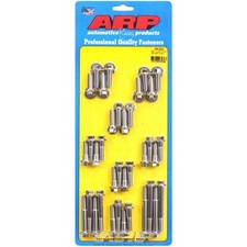 Arp 434-2004 Intake Manifold Bolt Kit Hex Head Stainless For Sbc Polished