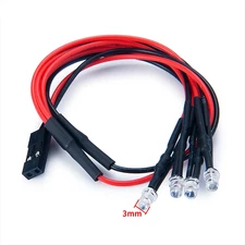 AXSPEED Rear Taillight Chassis LED Light Lamp for Axial SCX24 AXI00005 Jeep Glad