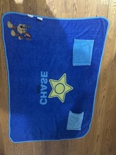 Nickelodeon PAW Patrol Chase Blue Fleece Kids Blanket Pictorial Bedroom Decor
