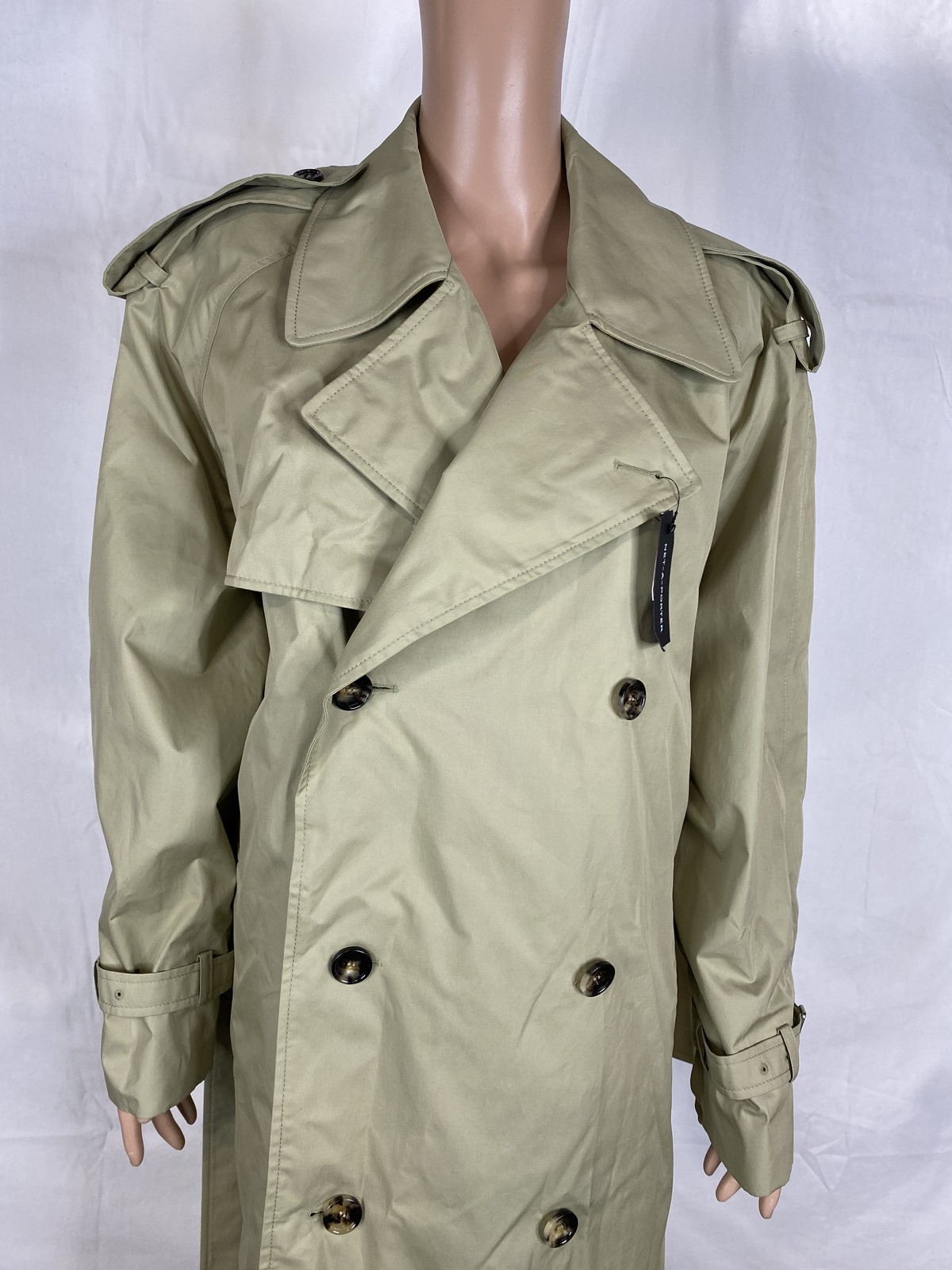 Burberry Womens The Castleford Check Lined Trench Coat Size 8 Hunter thumbnail 2