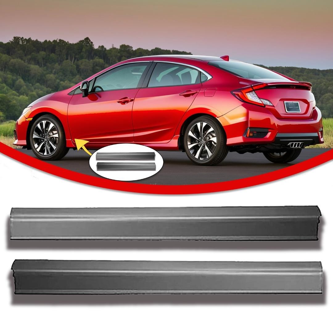 Civic Rocker Panel Slip On Rocker Panel for 2012-15 Honda Civic 4 Door Driver and ...
