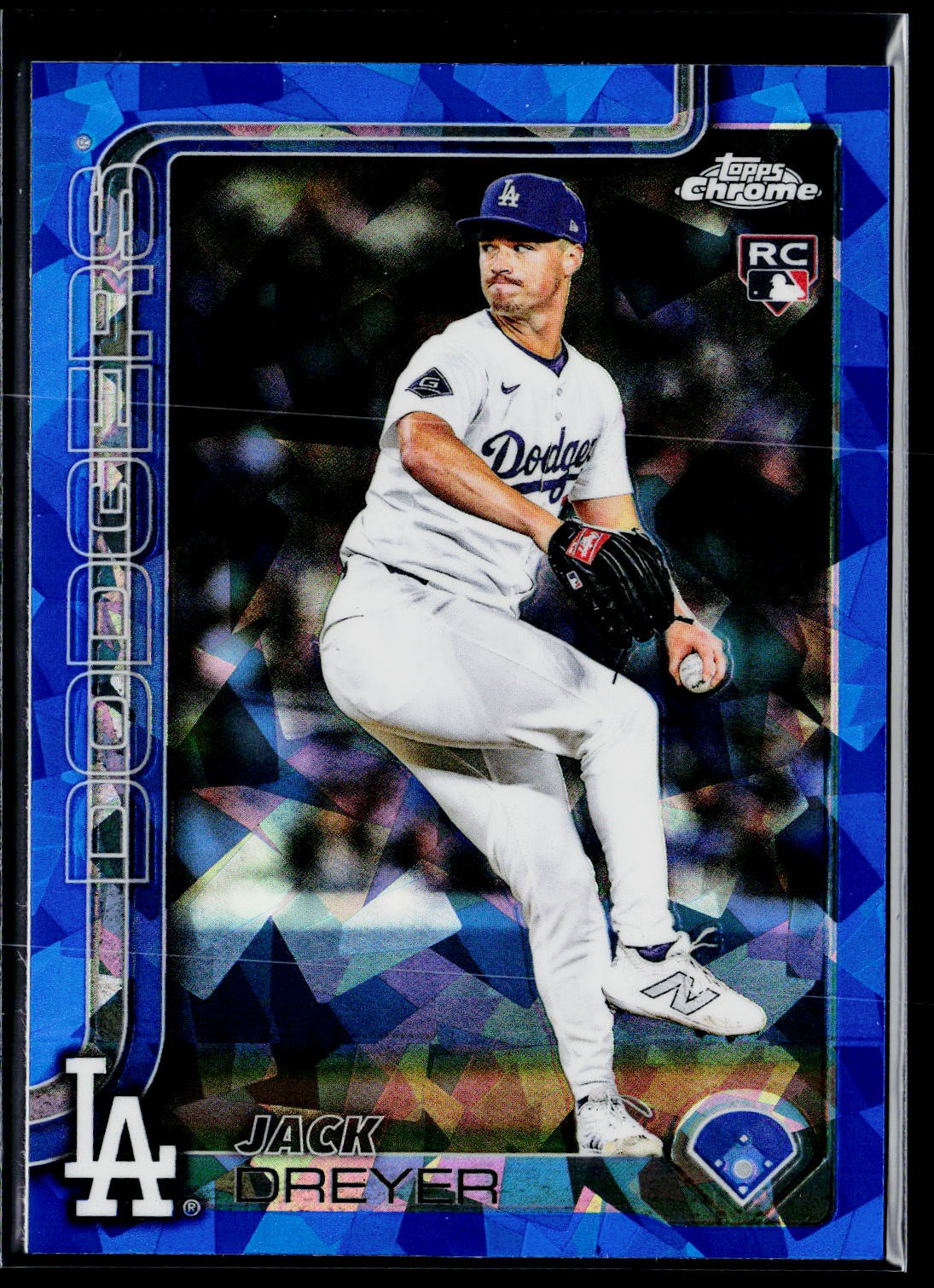 Jack Dreyer 2025 Topps Chrome Update Sapphire Edition #USC39 RC Dodgers Rookie