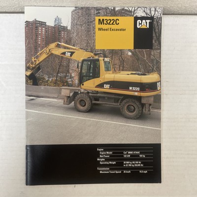 M322C CAT Excavator Caterpillar Sales brochure 