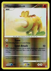 Hippopotas 51/130 Diamond & Pearl Reverse Holo