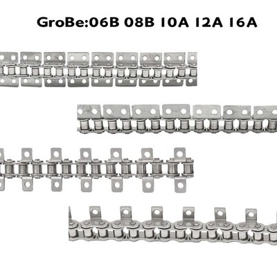 Rollenkette 06B 08B 10A 12A 16A x 1.524M Förderkette Simplex/Double Biegung