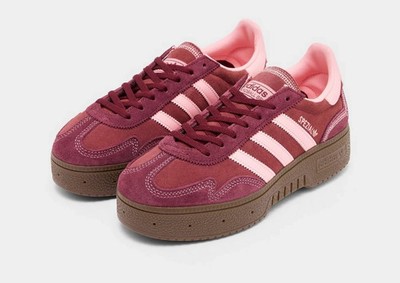 Adidas Women's Originals Handball Spezial Bold in Red and Pink