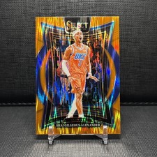 2024-25 Panini Select - Concourse Shai Gilgeous-Alexander #36 Orange Flash Prizm