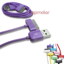 20X 10FT 30PIN USB SYNCHRONC CHARGEUR DE DONNÉES VIOLET DOCK CÂBLE IPHONE 4S IPOD TOUCH IPAD