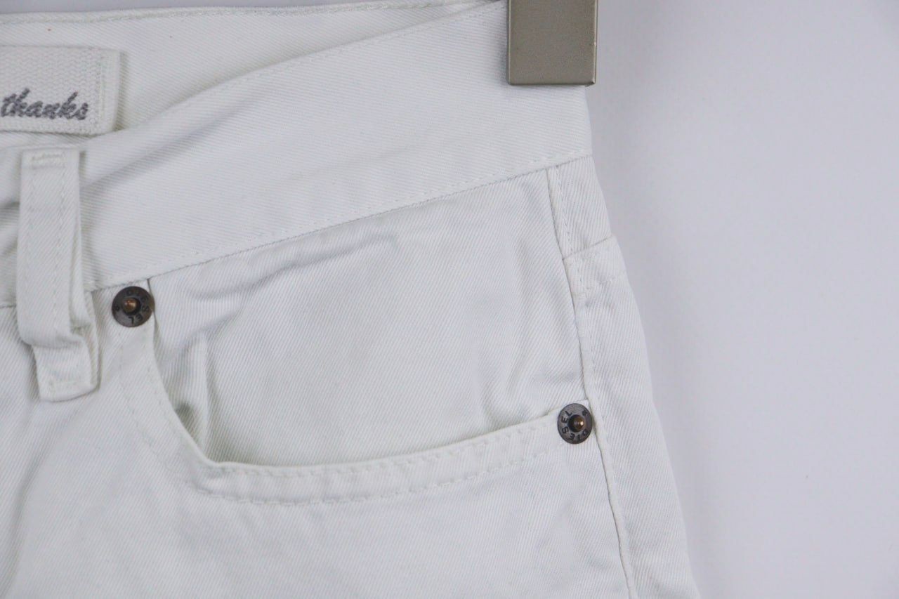 DIESEL Denim White Regular Straight Basic Jeans S… - image 4