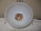 EXCELLENT FIRE KING OVEN WARE ESSO EXXON GAS TIGER MILK GLASS CEREAL BOWL 5"