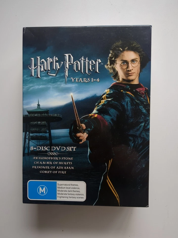 Harry Potter 1-4 DVD 8-Disc Set Stone Goblet Fire - image 2 of 4