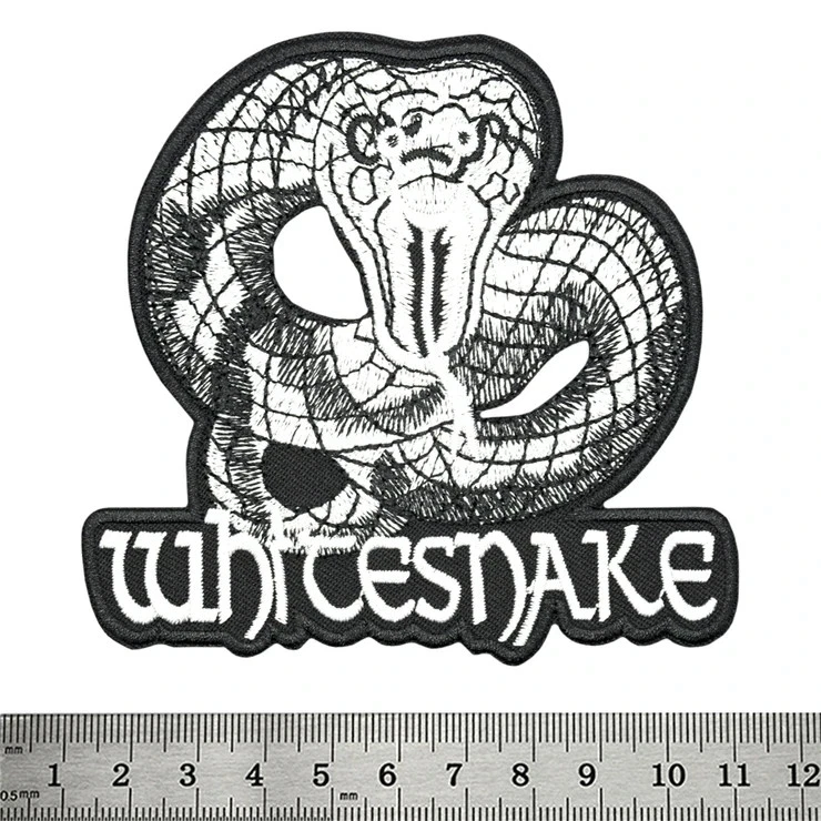 Death Band Logo Large Embroidered Sew-On Back Patch for Jacket Vest