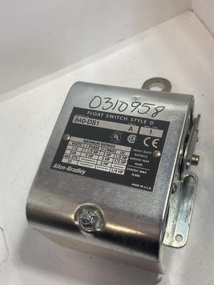ALLEN BRADLEY 840-DS1 FLOAT SWITCH STYLE D 600VAC MAX 250VDC MAX SER A