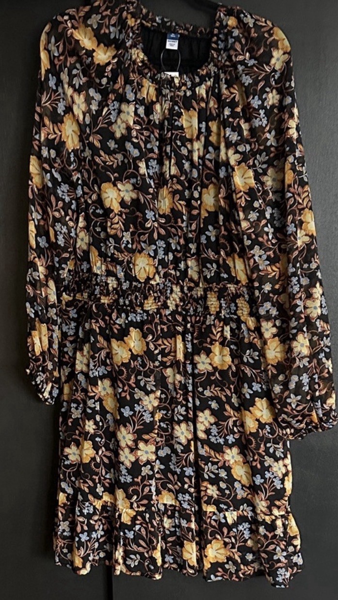 NEW WITH TAGS!  Old Navy Women's Floral Print Xl Tall Dress