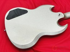 Gibson SG Standard Bass Silver Sparkle gebrauchtes Musikinstrument
