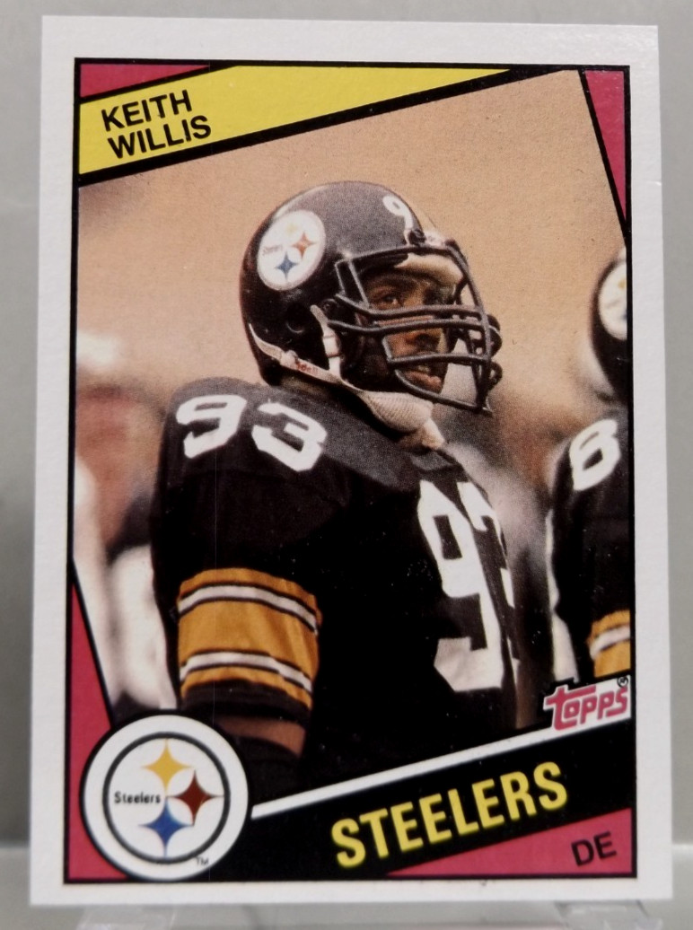 1984 Topps #172 - Keith Willis - Pittsburgh Steelers - Near Mint