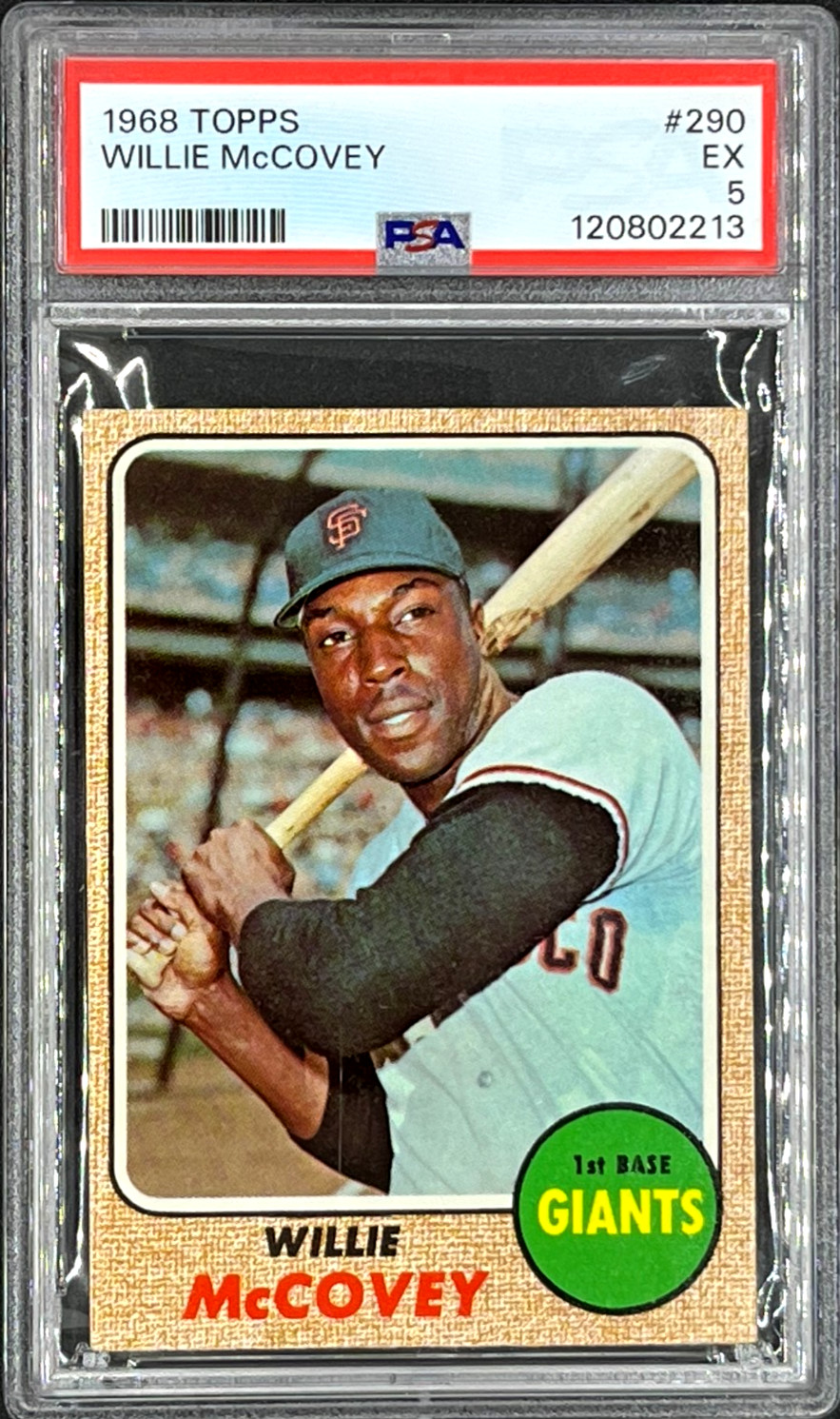 1968 Topps baseball # 290 Willie McCovey PSA 5