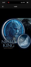 2025 1oz .999 Colorized Silver Medal Night King Game of Thrones