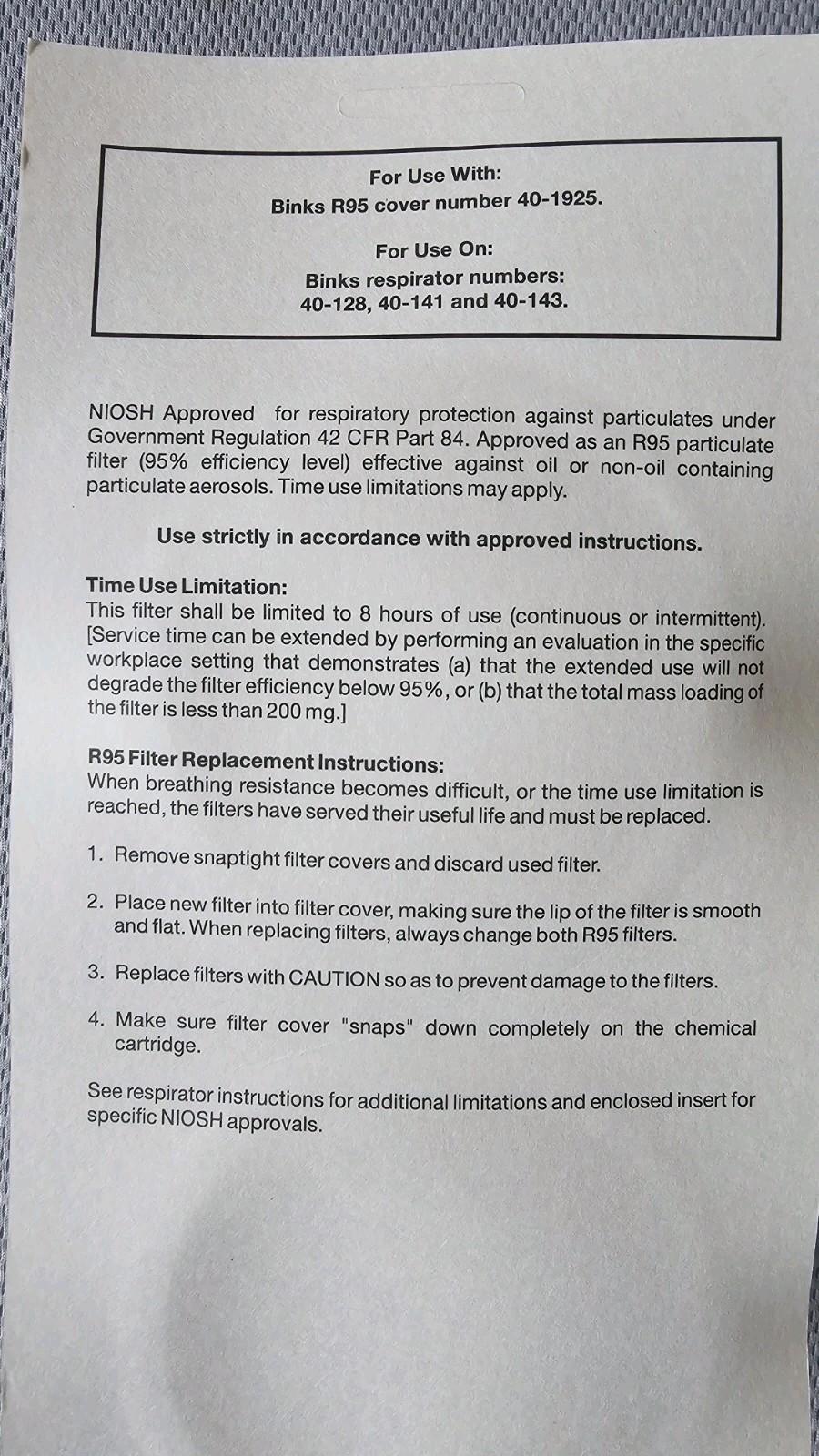 Binks Millennium 3000 Replacement Filters 1 CASE of 10packs (100 Filters)