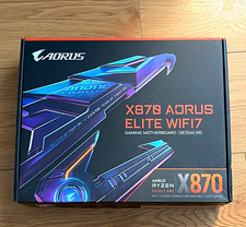 AORUS X870 AORUS ELITE WIFI7 AM5 ATX DDR5 Gaming Motherboard w/ Wi  Fi