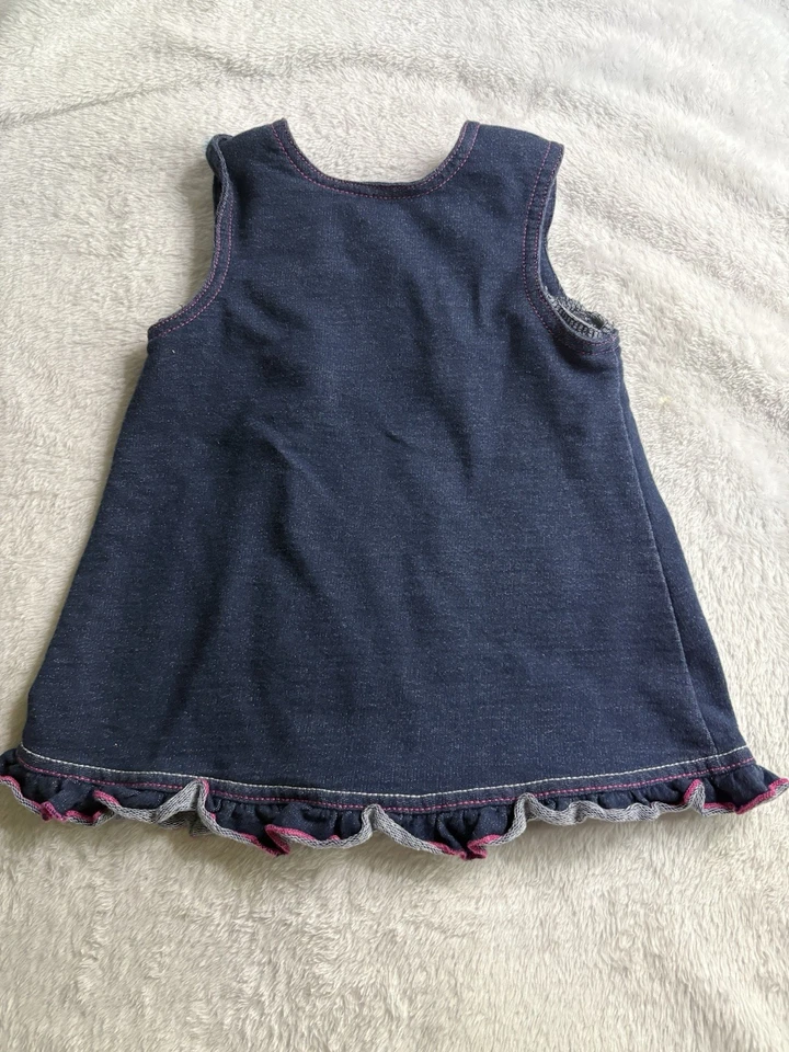 Vestido Baby Starters Bebé Niña 6 Meses Mono Pullover Poliéster Algodón Ajuste Foto 3 de 4