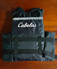 Cabela's Type III PFD Life Jacket Flotation Vest Gray with Buckle Straps