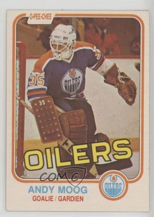 1981-82 O-Pee-Chee Andy Moog #120 Rookie RC 1da6