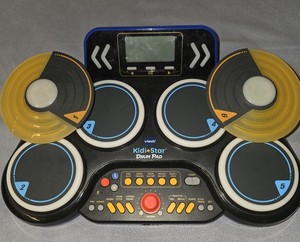 VTech Kidi Star Drum Pad Music Tracks Bluetooth Working No Drumsticks