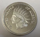 .999 Fine Silver Round 1 oz - Liberty Head Coin Lot 1213