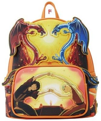 Loungefly Nickelodeon Avatar Last Airbender Zuko Aang Dragon Fire Dance Backpack