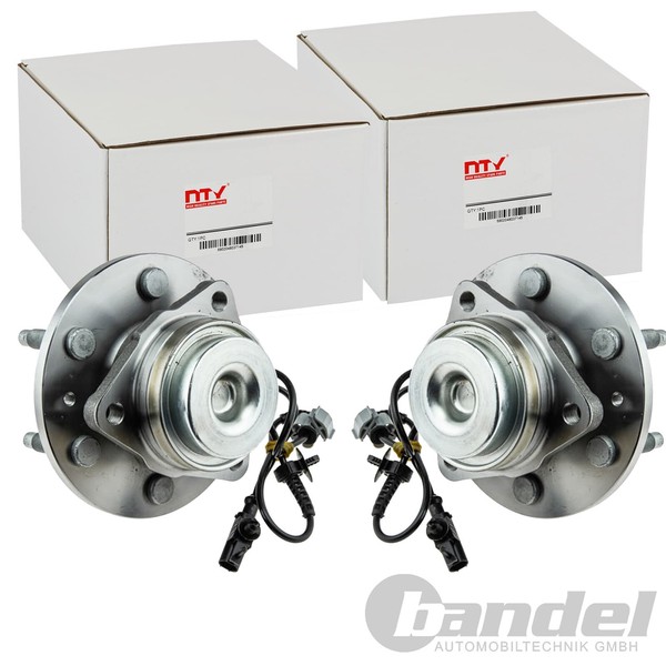 2X NTY RADLAGER-SATZ Vorne Passend FÜR Cadillac Escalade Chevrolet Avalanche-image