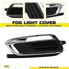 1pcs For Chevrolet Cruze 2015-2016 Grill Fog Light Lamp Bezel Front Driver Side