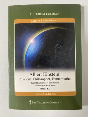 Albert Einstein: Physicist, Philosopher, Humanitarian - 4x DVDs & Course Book
