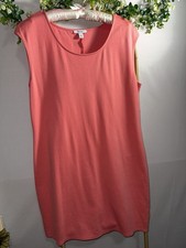 Nine West XL Women’s Coral Sleeveless Dress 30 Inches In Length
