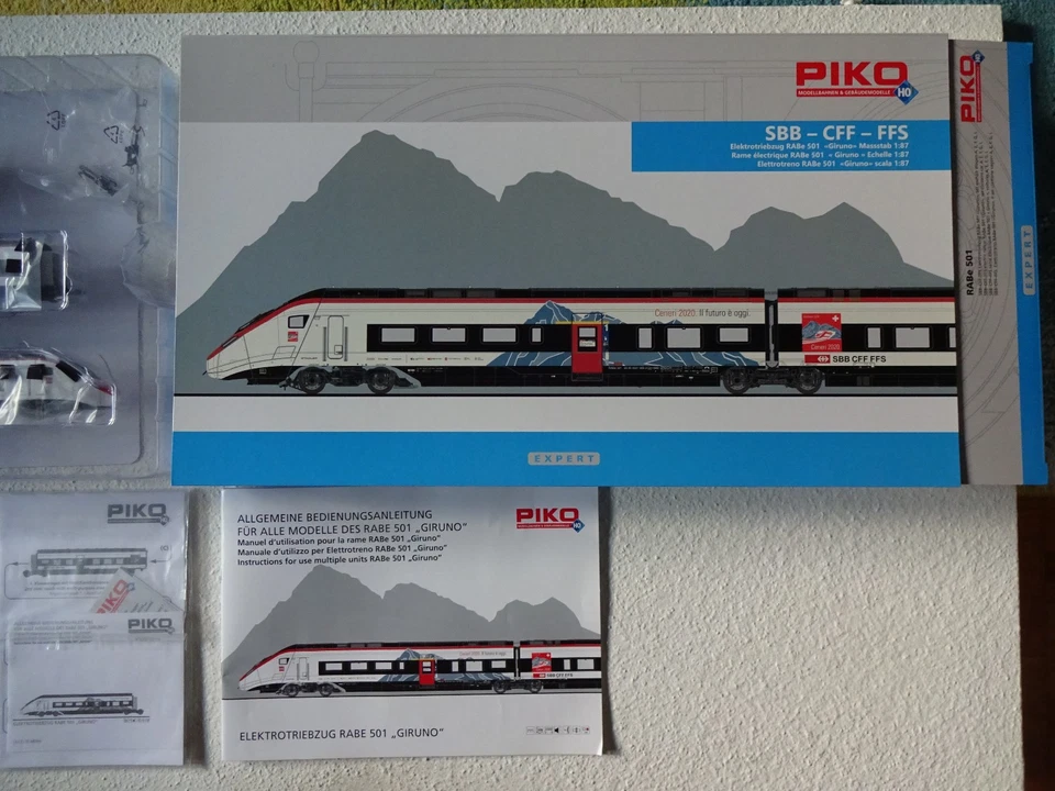 Piko Expert 97230 SBB RABe 501 008 Giruno Ceneri 2020 DCC Digital Sound