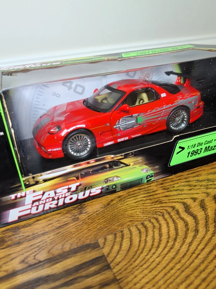Fast & Furious 1993 Mazda RX-7 1:18 Diecast Car by Ertl – New In Box - Image 3 of 4
