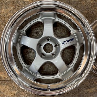 JDM WORK Meister S1R 17-inch 9JJ -77 PCD114.3 5H Deep Rim 2 wheels