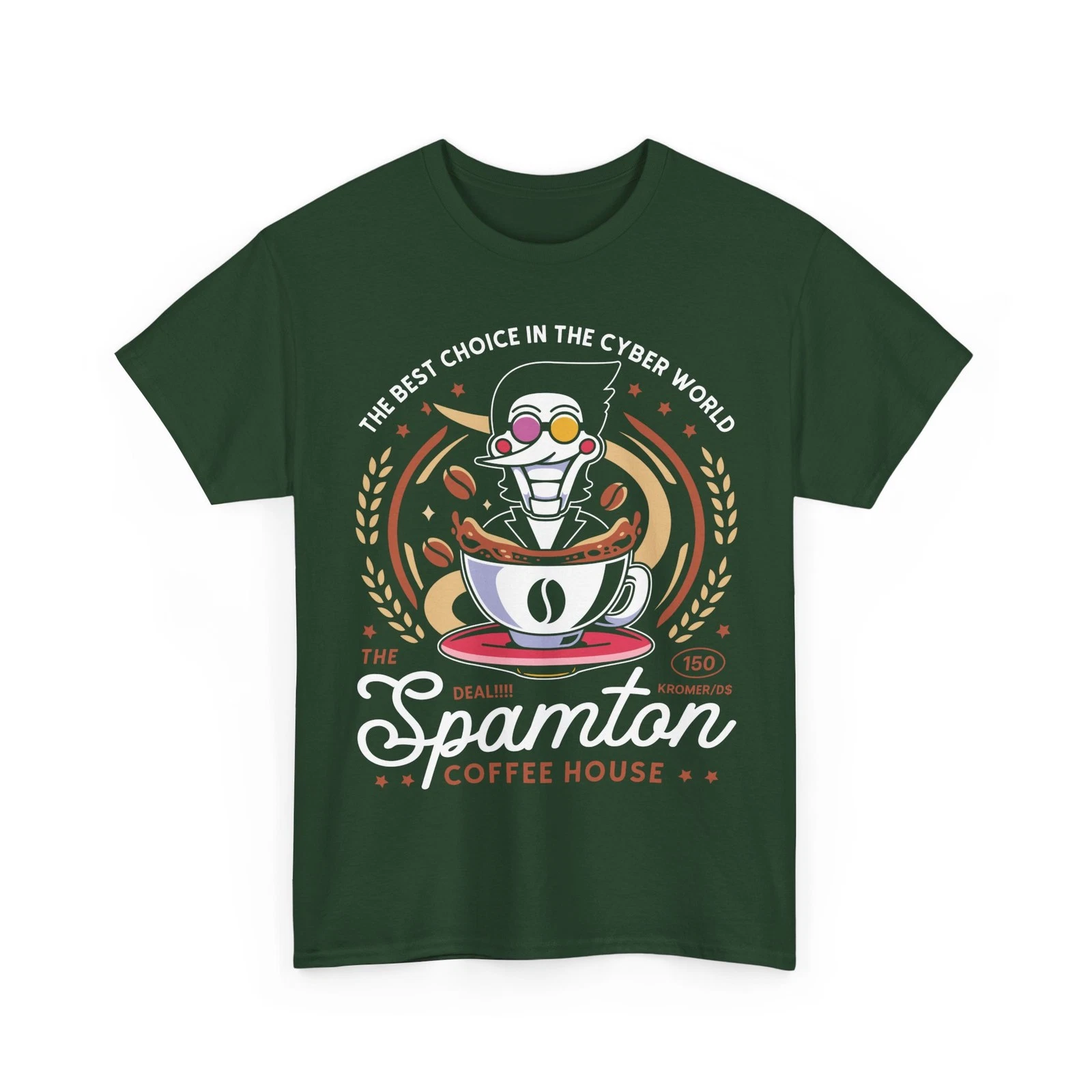 Spamton Coffee Emblem Unisex T-Shirt Deltarune Video Game RPG