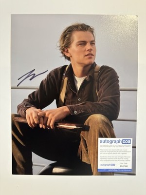 Signiertes Leonardo Di Caprio 11x14 Foto ACOA ZERTIFIZIERUNG titanic