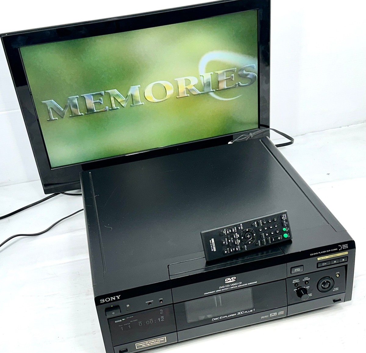 Refurb Sony DVP-CX860 Disc Explorer 300 plus 1 CD/DVD Player W