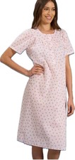 Linclalor Camicia da notte in batista di puro cotone manica corta art. 130844