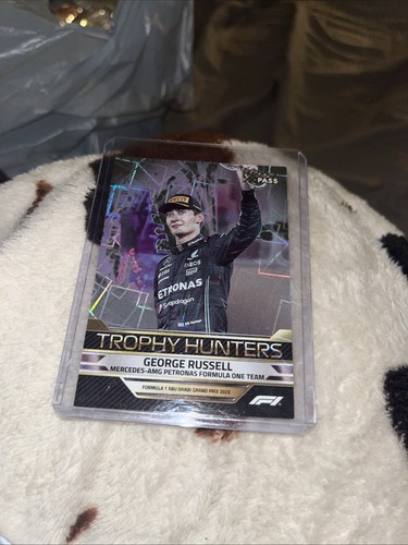 George Russell #TH-10 2024 Topps Paddock Pass Formula 1 Trophy Hunters card